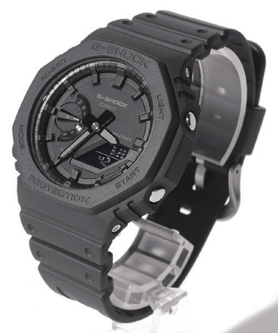 Casio G-Shock GA 2100 Black reloj deportivo negro caballero TIME Guatemala
