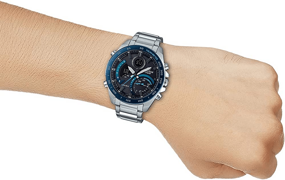 Casio Edifice Solar ECB-900DB-1B reloj de lujo plateado dial negro  deportivo casual para hombre - TIME Guatemala