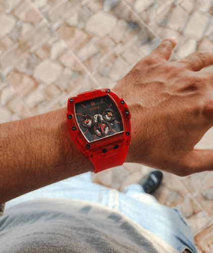 Guess Phoenix Yellow Silicon Moda Rectangular GW0203G6 reloj cuadrado  casual deportivo para hombre - TIME Guatemala